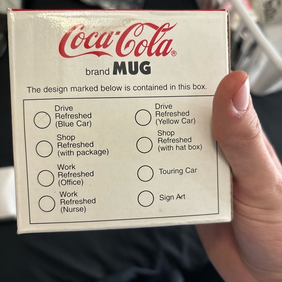 Coca Cola "Work Refreshed" Mug Collectible 1996 Vintage Rare - Picture 4 of 12